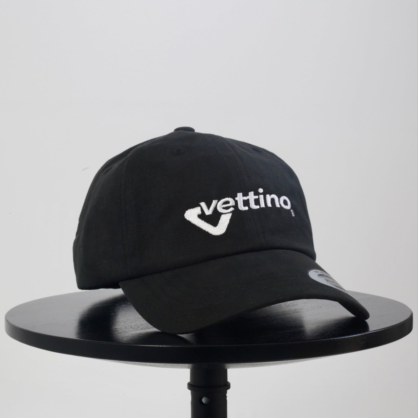 Brass Buckle Black Cap